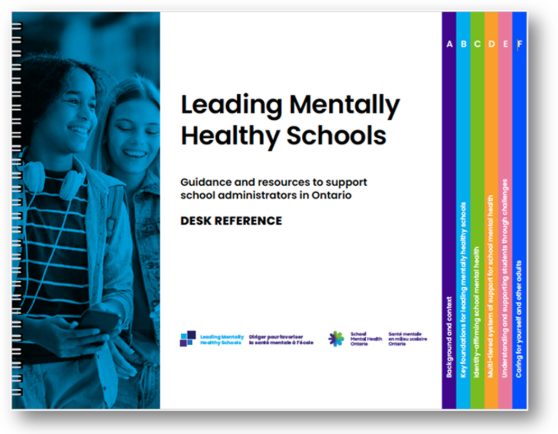 Image of cover for Leading Mentally Healthy Schools desk reference